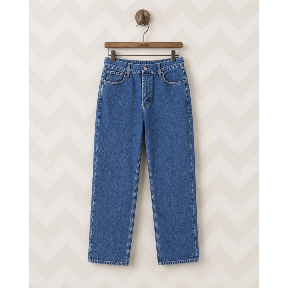 Old Navy Jeans Structured Loose Straight Leg Medium Wash Denim 38x32
